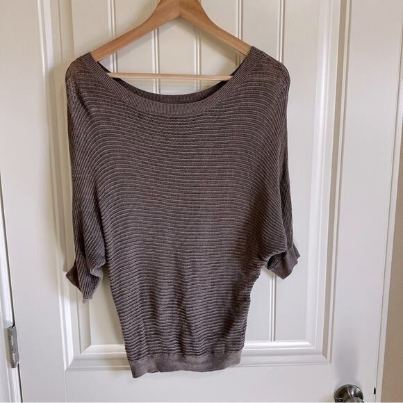 Express women’s sweater xs grayish gold - Picture 3 of 8